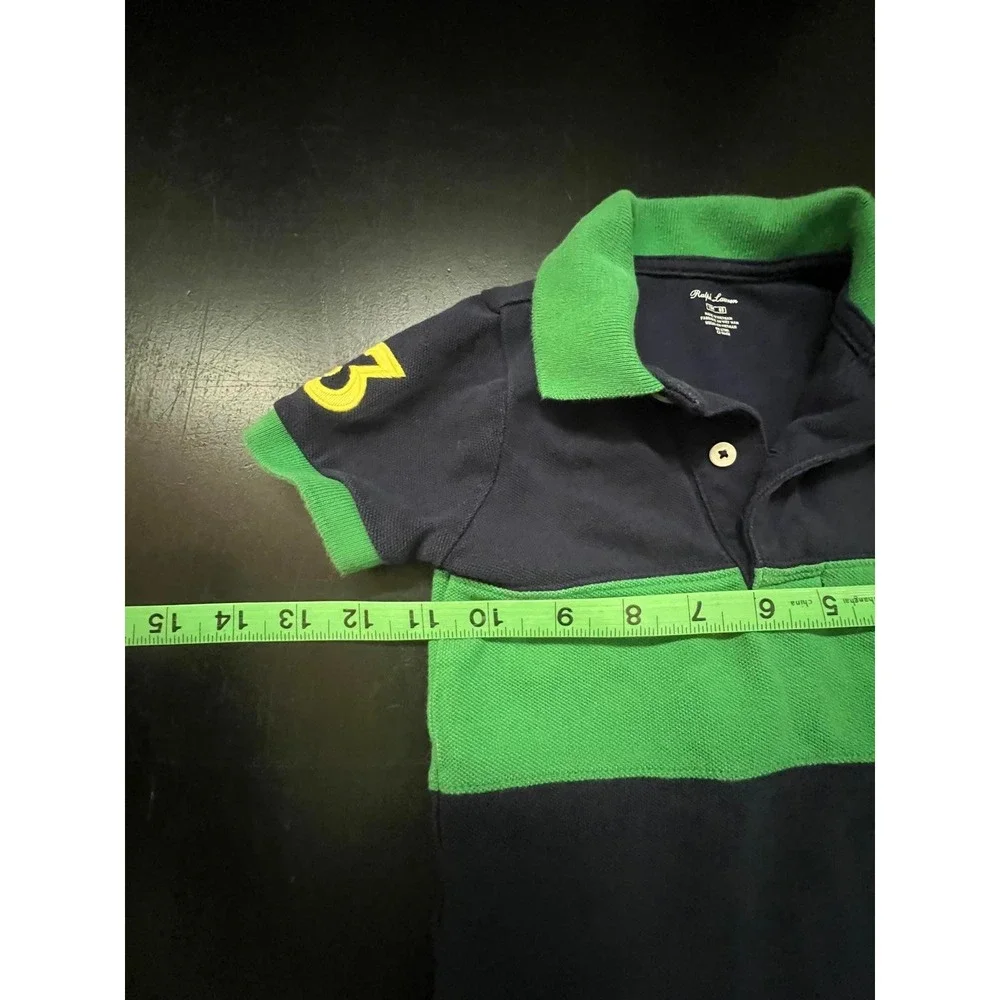Ralph Lauren Navy & Green One Piece Outfit - 18m